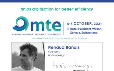 Renaud Bañuls at the Maritime Transport Efficiency Conference in Geneva Switzerland, October 4-5, 2021